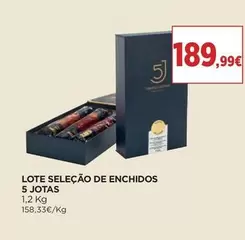 Oferta de 5 Jotas - Lote Selecao De Enchidos por 189,99€ em El Corte Inglés