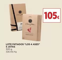 Oferta de 5 Jotas - Lote Fatiados por 105€ em El Corte Inglés