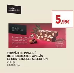 Oferta de Gelado Turron De Chocolate Con Avellanasem El Corte Inglés