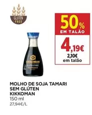 Oferta de Kikkoman - 5MOLHO DE SOJA TAMARI SEM GLUTENem El Corte Inglés