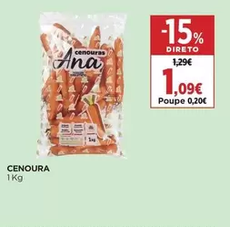 Oferta de Cenouraem superCOR