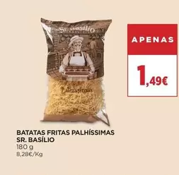 Oferta de Batatas Fritas Palhissimas por 1,49€ em superCOR