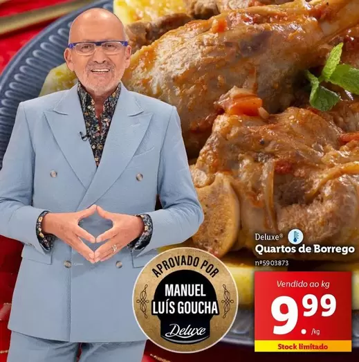 Oferta de Deluxe - Quartos De Borrego por 9,99€ em Lidl