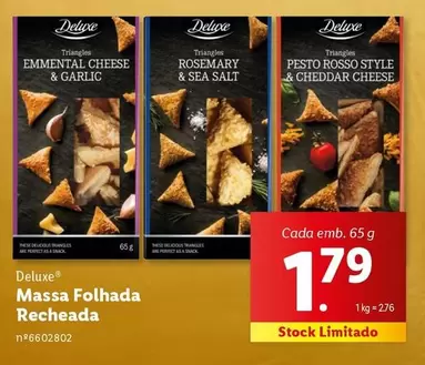 Oferta de Deluxe - Massa Folhada Recheada por 1,79€ em Lidl