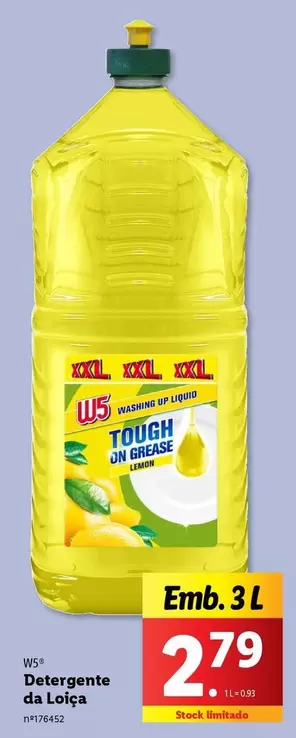 Oferta de XXL - Detergente Da Loiça por 2,79€ em Lidl