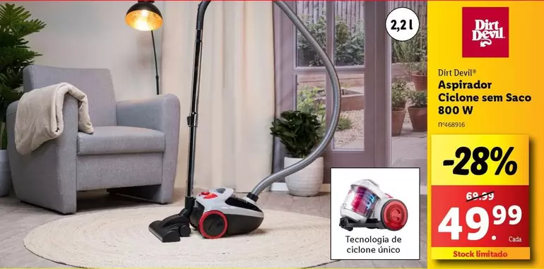 Oferta de Aspirador Ciclonica Scm Saco por 49,99€ em Lidl