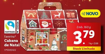 Oferta de Favorina - Cabana De Natal por 3,79€ em Lidl