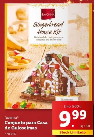 Oferta de Favorina - Conjunto Para Casa De Guloseiras por 9,99€ em Lidl