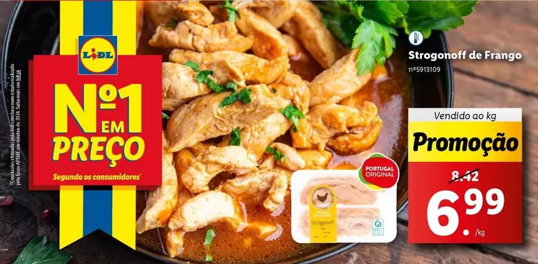 Oferta de Stragnofi De Frango por 6,99€ em Lidl