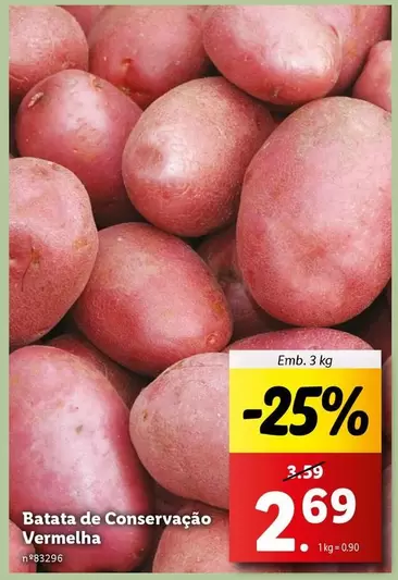 Oferta de Batata De Conservação por 2,69€ em Lidl