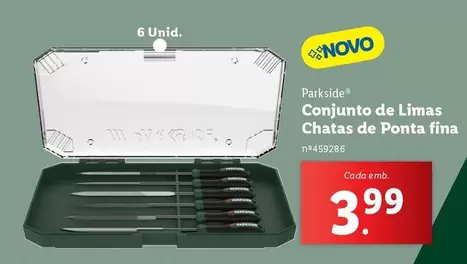 Oferta de Conjunto De Limas Chatas De Ponta Fina por 3,99€ em Lidl