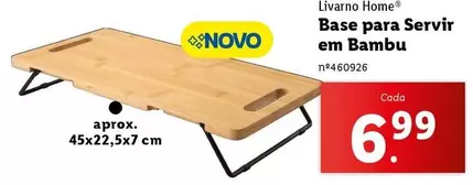 Oferta de Base Para Servir Em Bambu por 6,99€ em Lidl