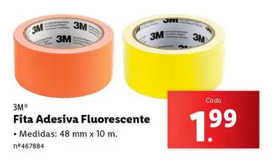 Oferta de Fita Adesiva Fluorescente por 1,99€ em Lidl