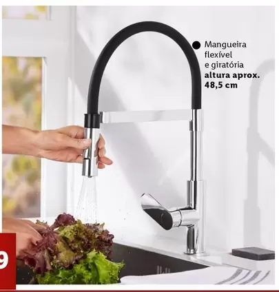 Oferta de Mangueira Flexivel E Giratoria Altura Aprox por 49,95€ em Lidl