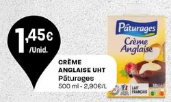 Oferta de Páturages - Crème Anglaise UHT por 1,45€ em Intermarché