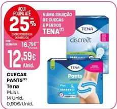 Oferta de Tena - Cuecas Pants por 12,59€ em Intermarché