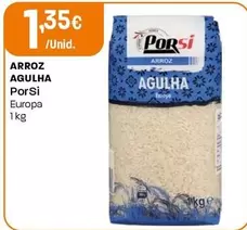 Oferta de Porsi - Arroz Agulha por 1,35€ em Intermarché