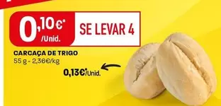 Oferta de Carcaça De Trigo por 0,13€ em Intermarché