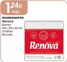 Oferta de Renova - Guardanapos por 1,24€ em Intermarché