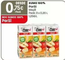 Oferta de Porsi - Sumo 100% por 0,75€ em Intermarché