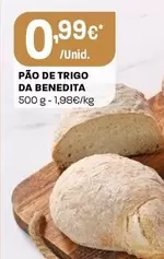 Oferta de Pão De Trigo Da Benedita por 0,99€ em Intermarché