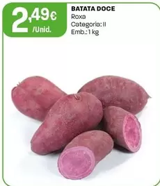 Oferta de Batata Doce por 2,49€ em Intermarché