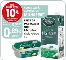 Oferta de Milhafre - Leite De Pastagem por 0,89€ em Intermarché