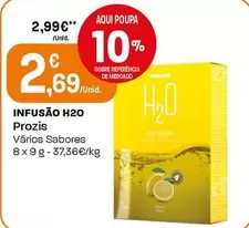 Oferta de Prozis - INFUSION H20 por 2,69€ em Intermarché