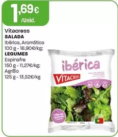 Oferta de Vitacress - Salada/Legumes  por 1,69€ em Intermarché