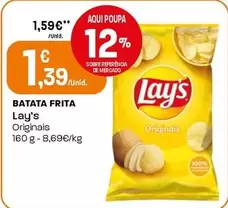 Oferta de Lay's - Batata Frita por 1,39€ em Intermarché