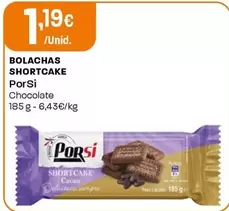 Oferta de Porsi - Bolachas Shortcake por 1,19€ em Intermarché