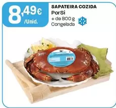 Oferta de Porsi - Sapateira Cozida por 8,49€ em Intermarché