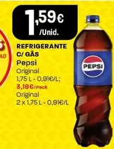 Oferta de Pepsi - Refrigerante C/ Gas por 1,59€ em Intermarché