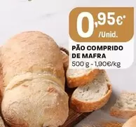 Oferta de Pão Comprido De Mafra por 0,95€ em Intermarché