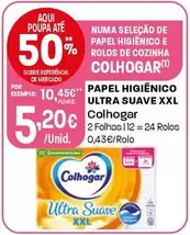 Oferta de Colhogar - Papel Higiênico Ultra Suave Xxl por 5,2€ em Intermarché