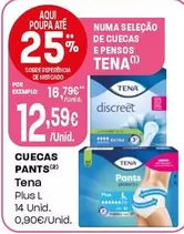 Oferta de Tena - Cuecas Pants por 12,59€ em Intermarché