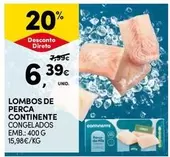 Oferta de Continente - Lombos De Perca por 6,39€ em Continente