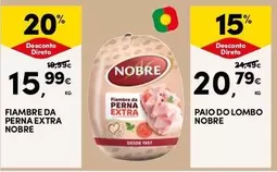 Oferta de Nobre - Fiambre Da Perna Extra por 20,79€ em Continente