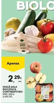 Oferta de Maçã Gala por 2,29€ em Continente