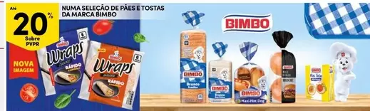 Oferta de Bimbo - Numa Selecao De Paes E Tostas Da Marcaem Continente