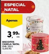 Oferta de Biscoitos Canela/ Natal por 3,99€ em Continente