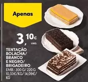 Oferta de Brigadeiro - Tentacao Bolacha/ Branco E Negro/ por 3,1€ em Continente