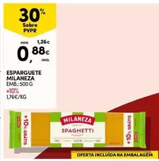 Oferta de Milaneza - Esparguete por 0,88€ em Continente