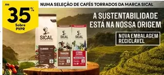 Oferta de Sical - Numa Selecao De Cafes Torrados Da Marcaem Continente