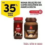 Oferta de Delta - Numa Selecao De Cafes Soluveisem Continente