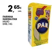 Oferta de PAN - Farinha Harina Pan Milho por 2,65€ em Continente