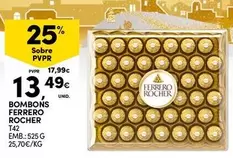 Oferta de Ferrero Rocher - Bombons por 13,49€ em Continente