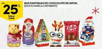 Oferta de Continente - Nas Fantasias De Chocolate De Natalem Continente