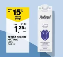 Oferta de Matinal - Bebida De Leite por 1,25€ em Continente