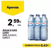 Oferta de Luso - Água S/Gas por 2,59€ em Continente